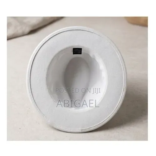 Classic White Felt Fedora