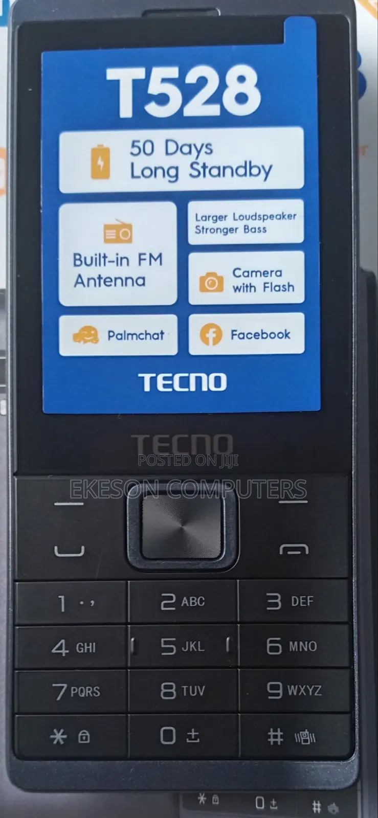New Tecno T528 Black