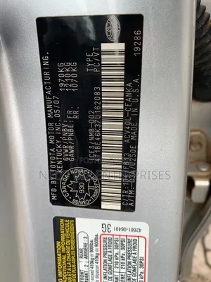 Toyota Camry 2007 Silver