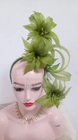 Olive Green Facinator