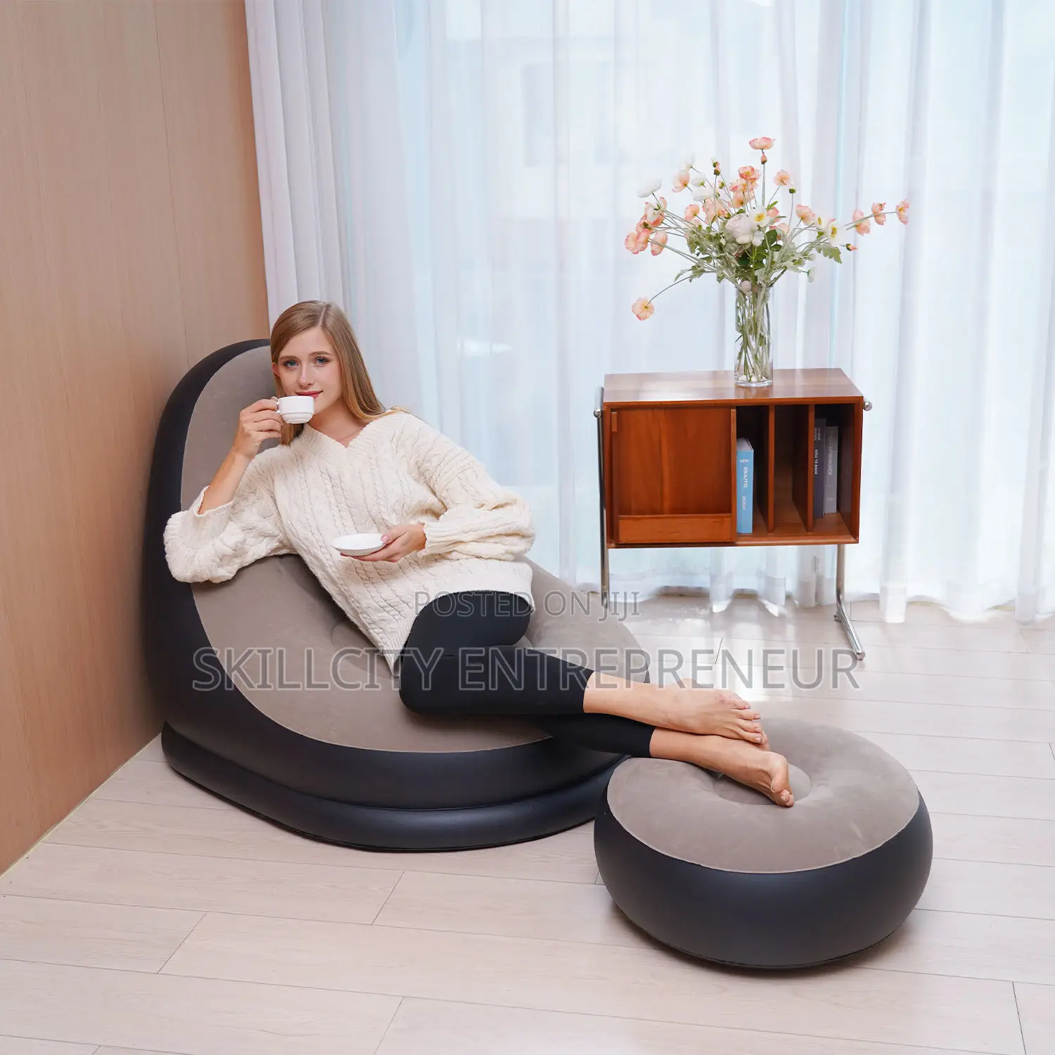 Electrical Double Sofa and Leg Rest