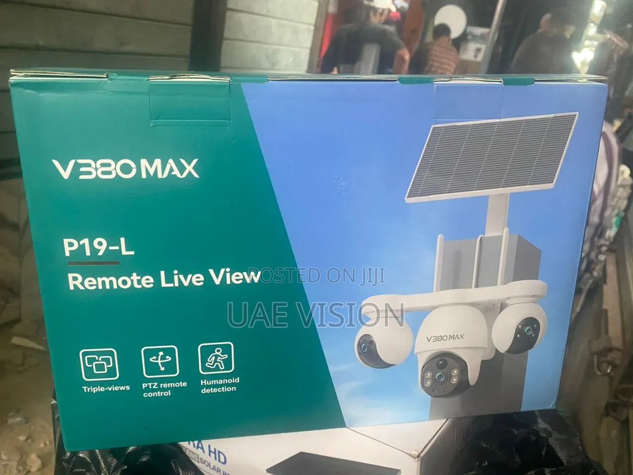 3 Lens Ai Solar Camera V380max
