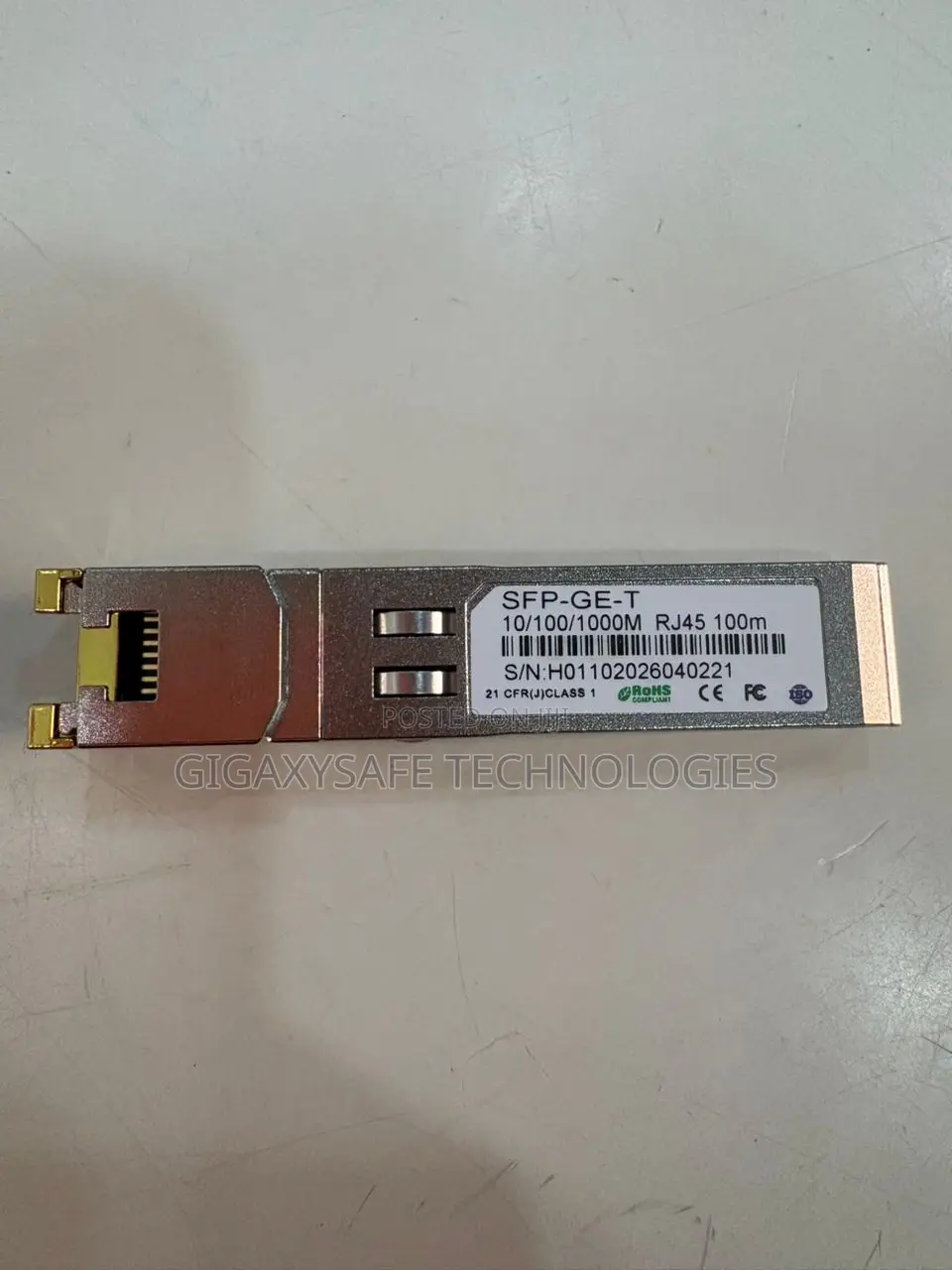 SFP-to-Rj45 Copper Transceiver Module
