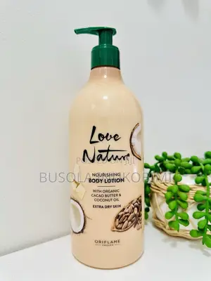 Love Nature Caring Body Lotion With Organic Oat And Apricot