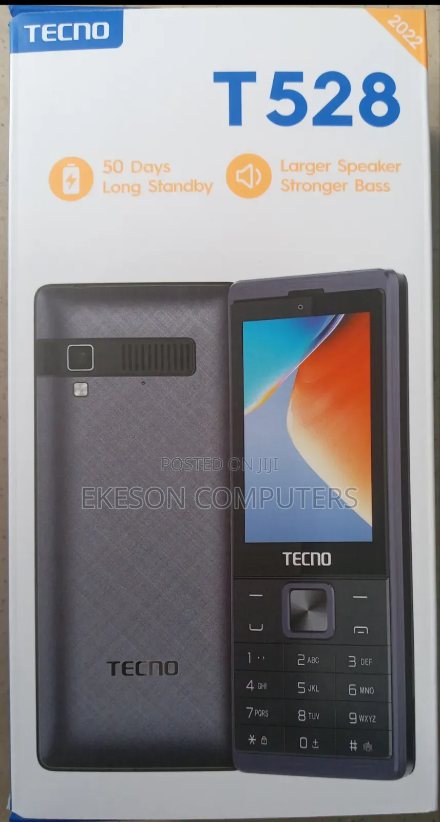 New Tecno T528 Black