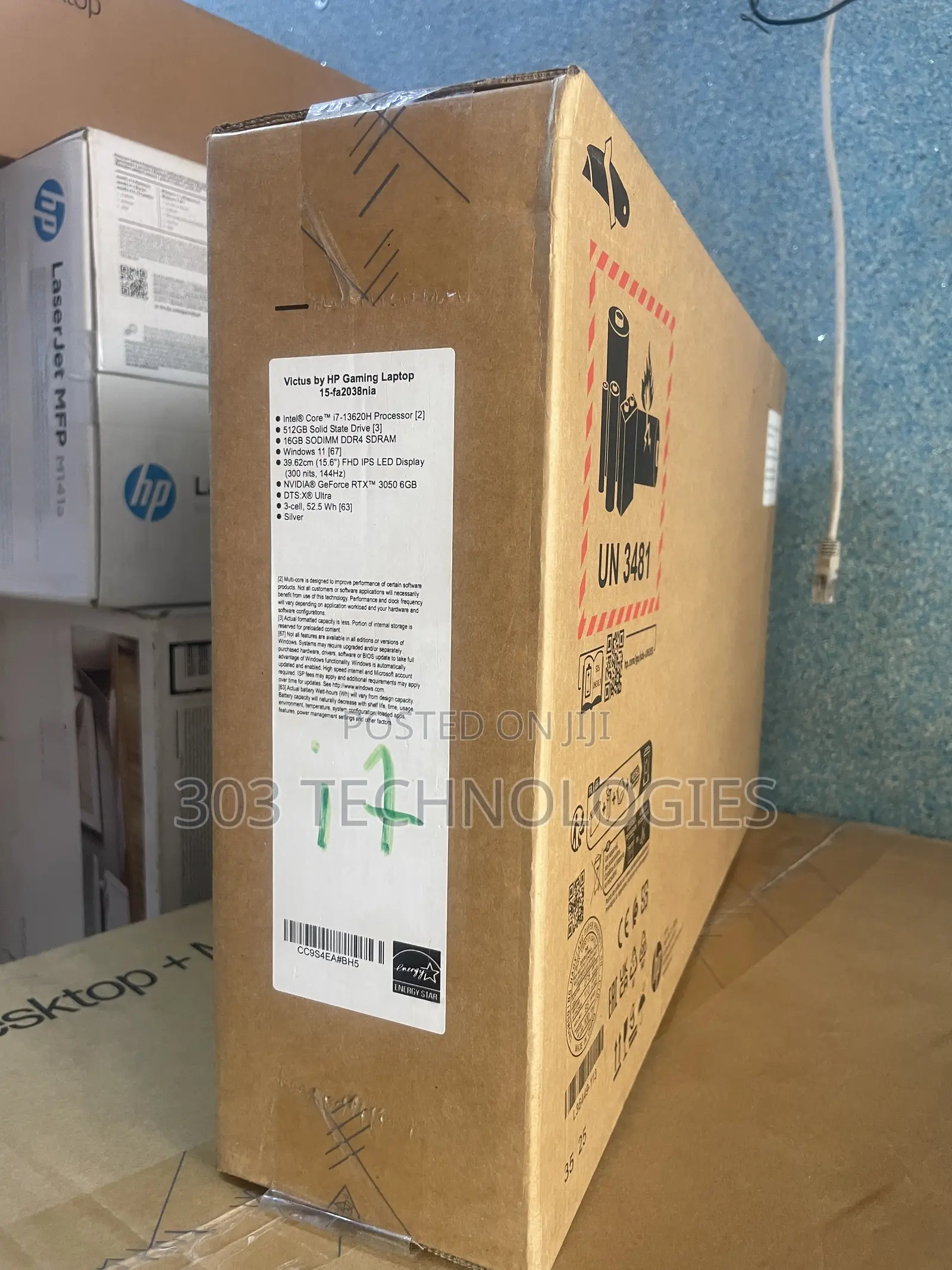 New Laptop HP Victus 15 16GB Intel Core i7 SSD 512GB