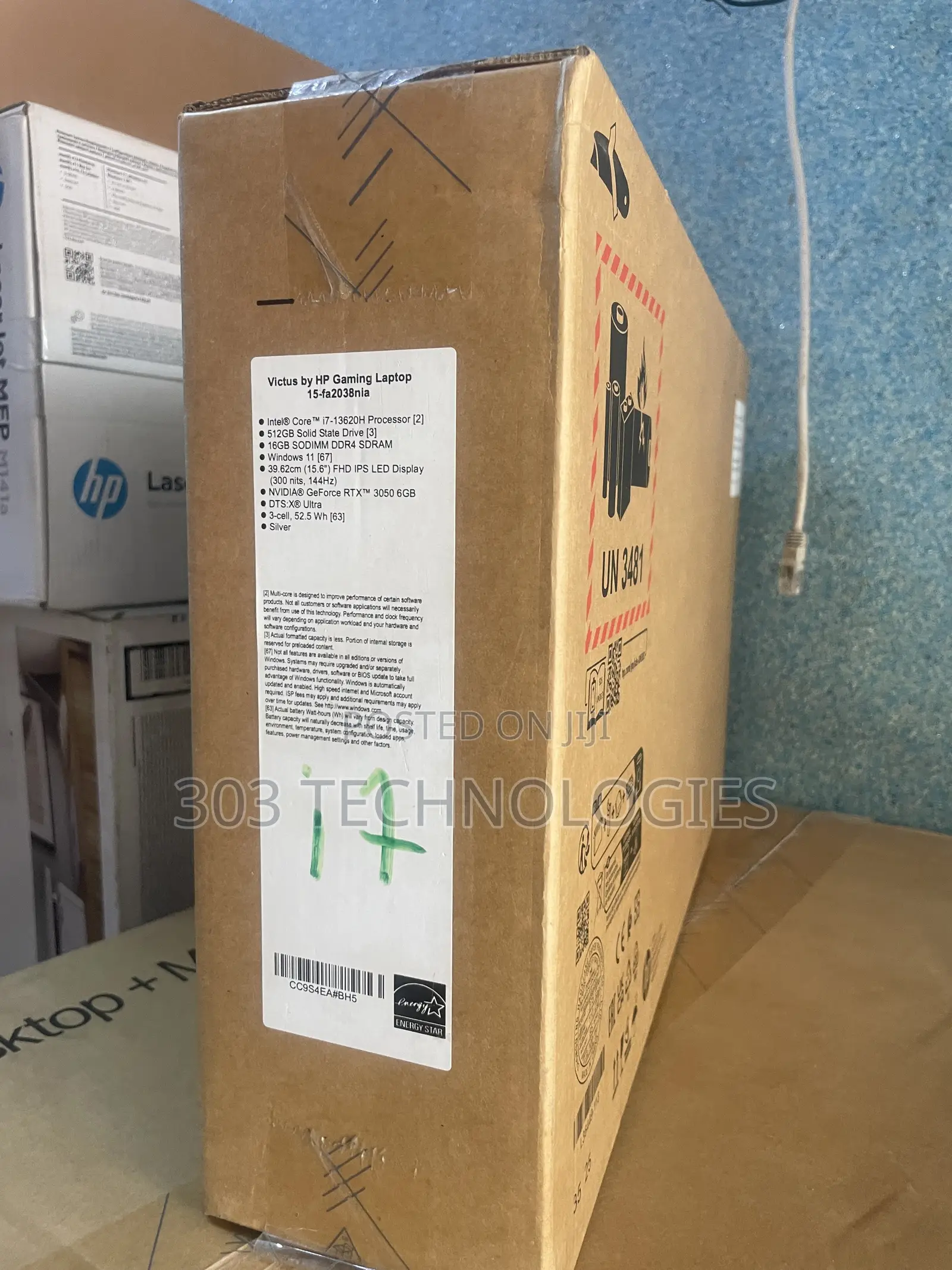New Laptop HP Victus 15 16GB Intel Core i7 SSD 512GB