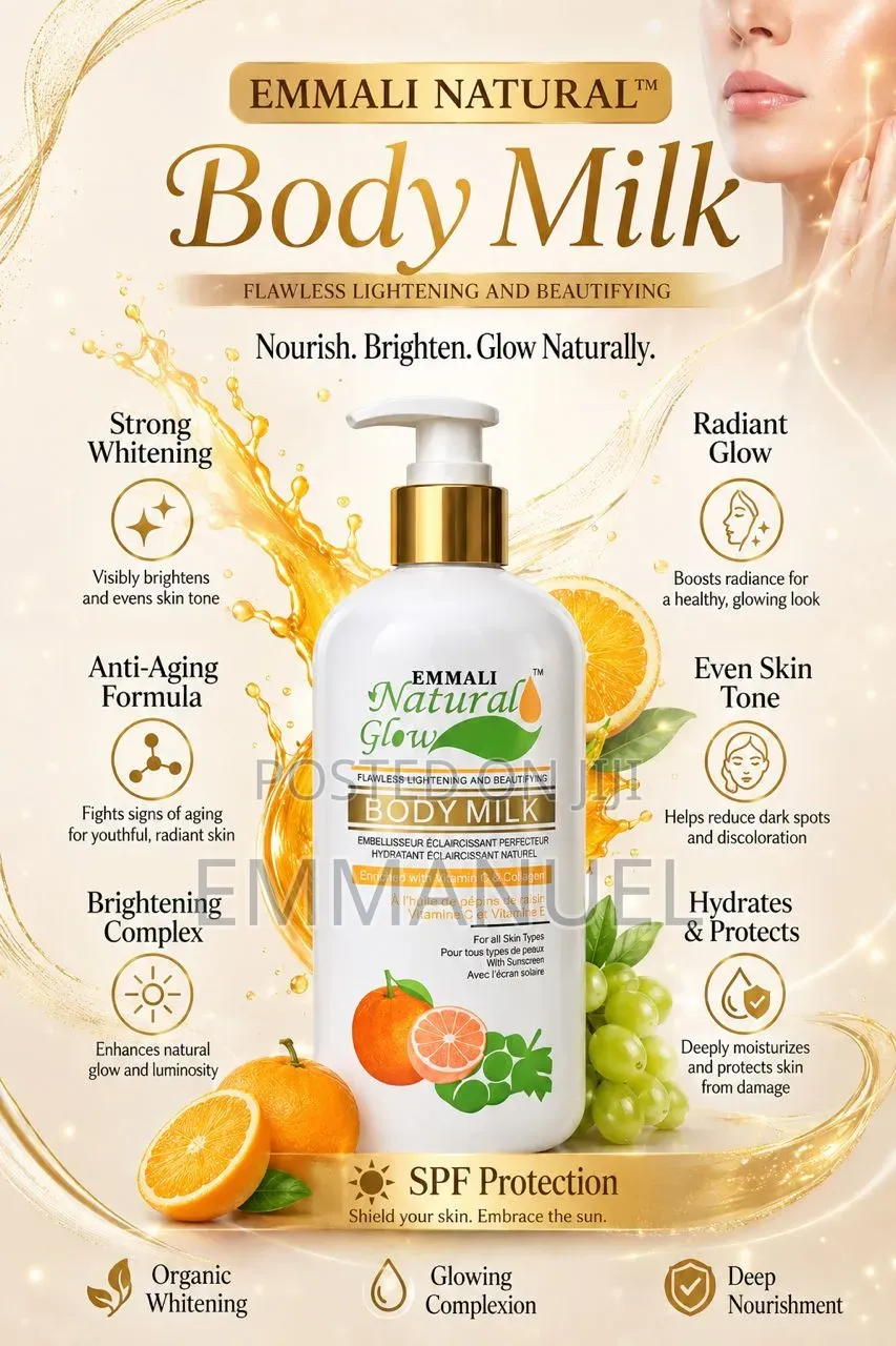 Emmali Natural Glow Body Milk Lotion