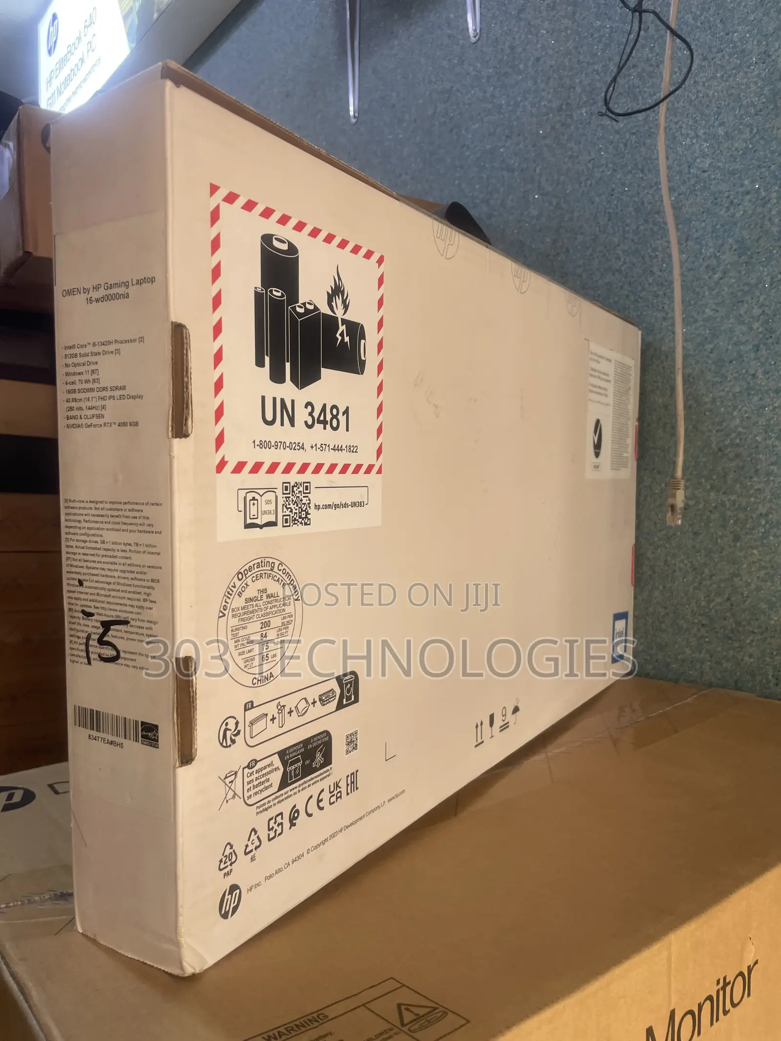 New Laptop HP Omen 16 16GB Intel Core i7 SSD 1T