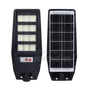 Esclighting Solar Street Lamp + Remote Control - 200w - Black