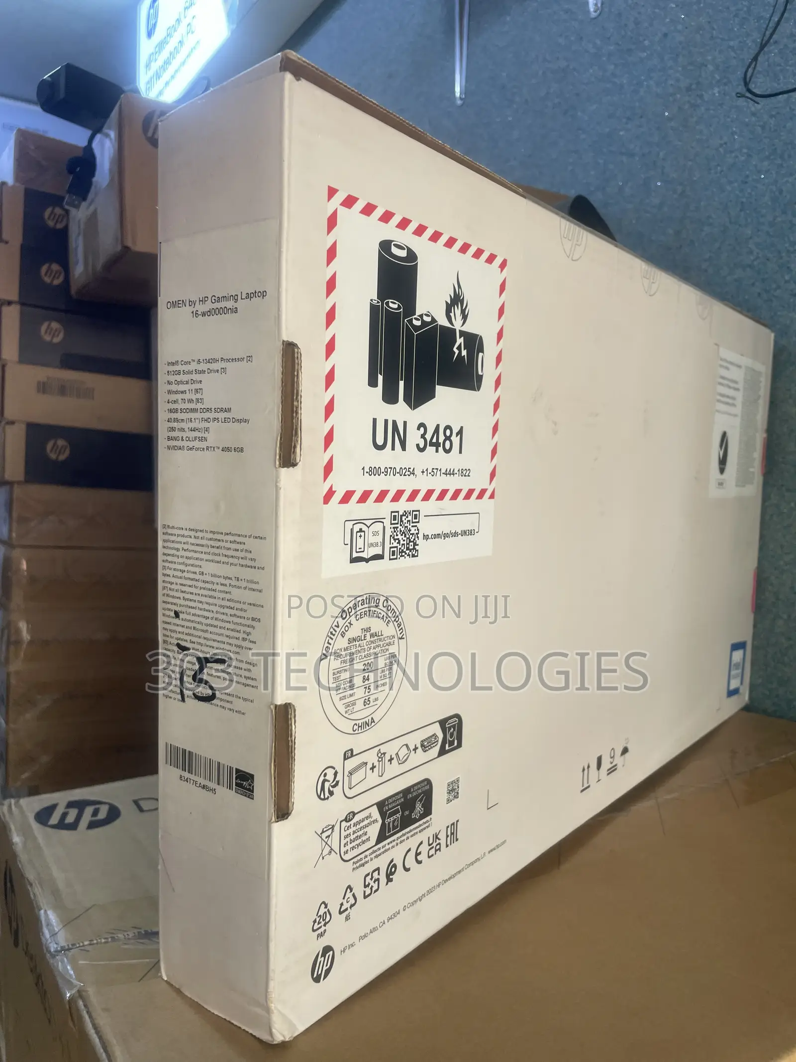 New Laptop HP Omen 16 16GB Intel Core i5 SSD 512GB