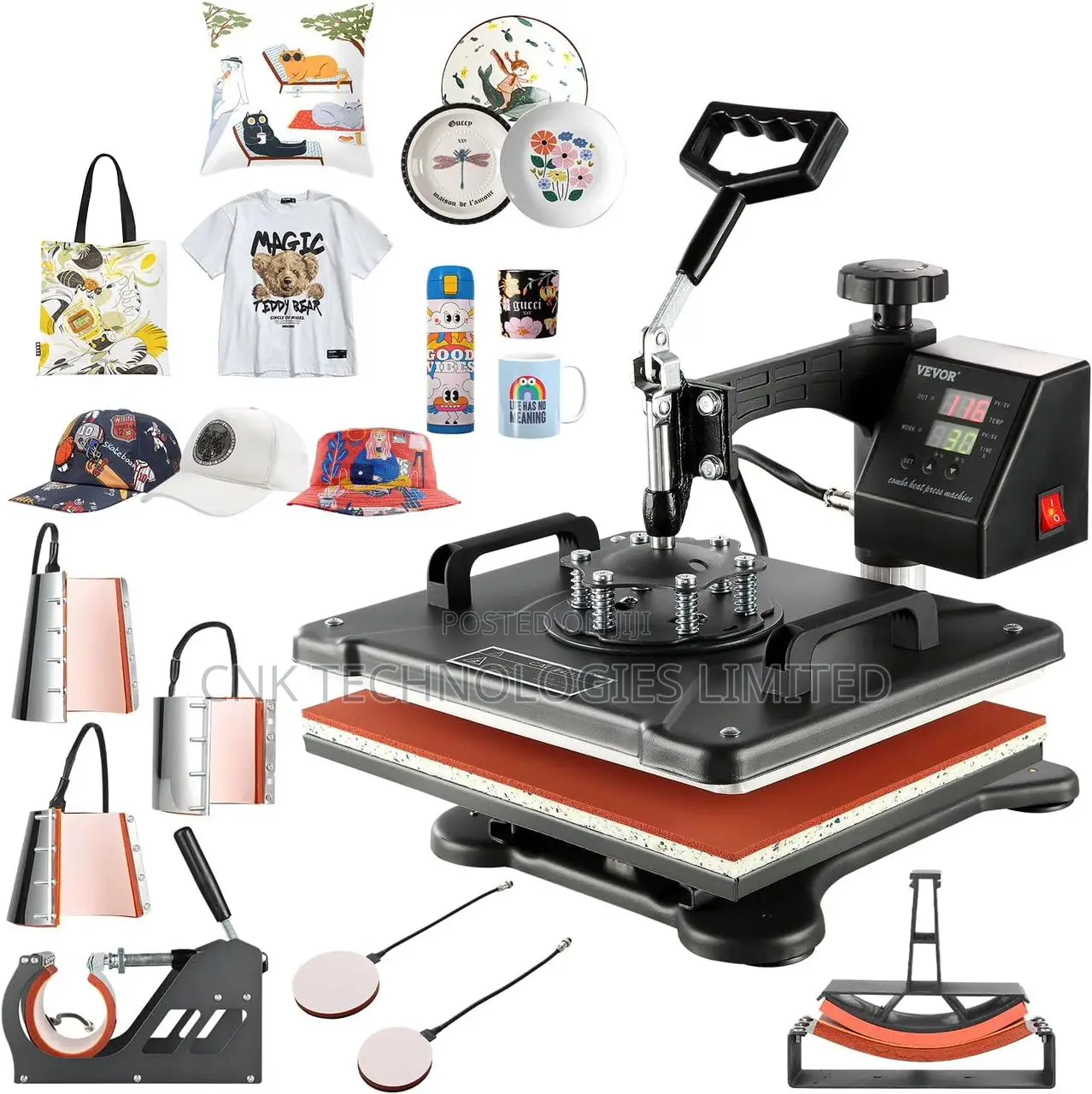 5 In 1 Heat Press Machine