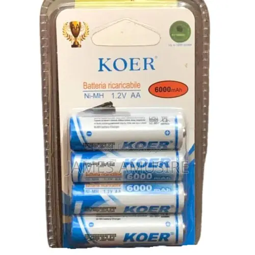 Koer Rechargeable 1.2v 6000mah R6 Aa Battery