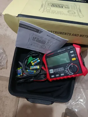 Digital RCD and Loop Meter (Tester)