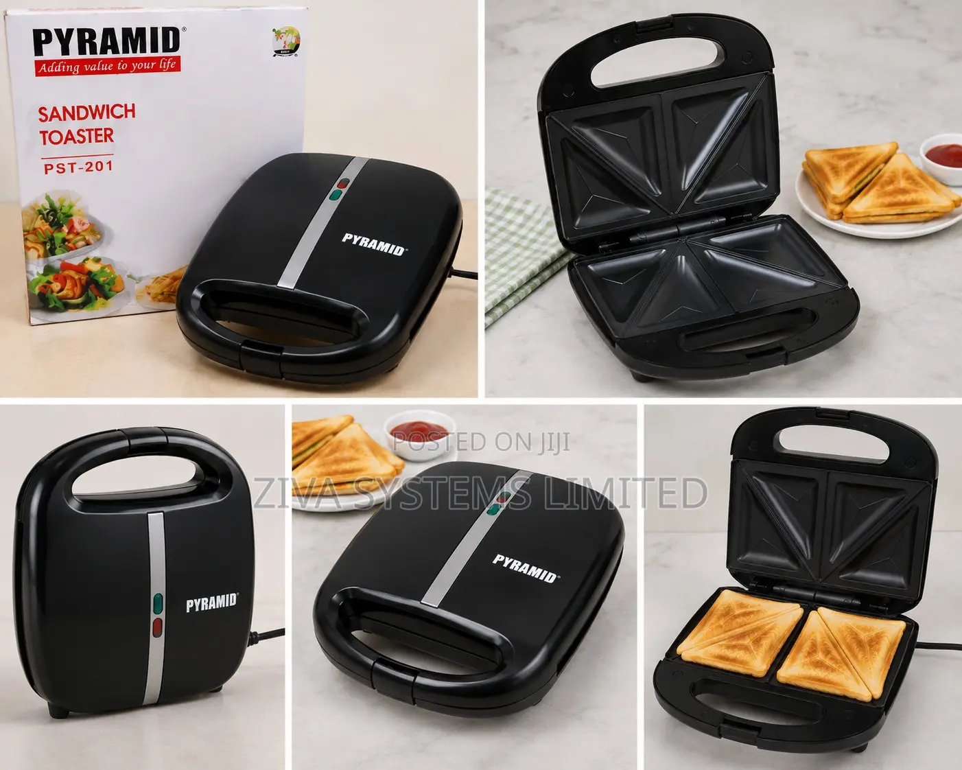 2face Pyamid Sandwich Toaster