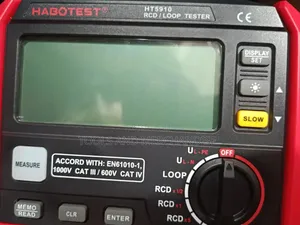 Digital RCD and Loop Meter (Tester)