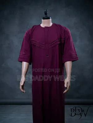 Wine Men's Jalabiya