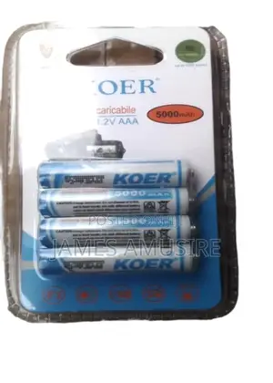Koer 5000mah Rechargeable Aaa R03 Battery