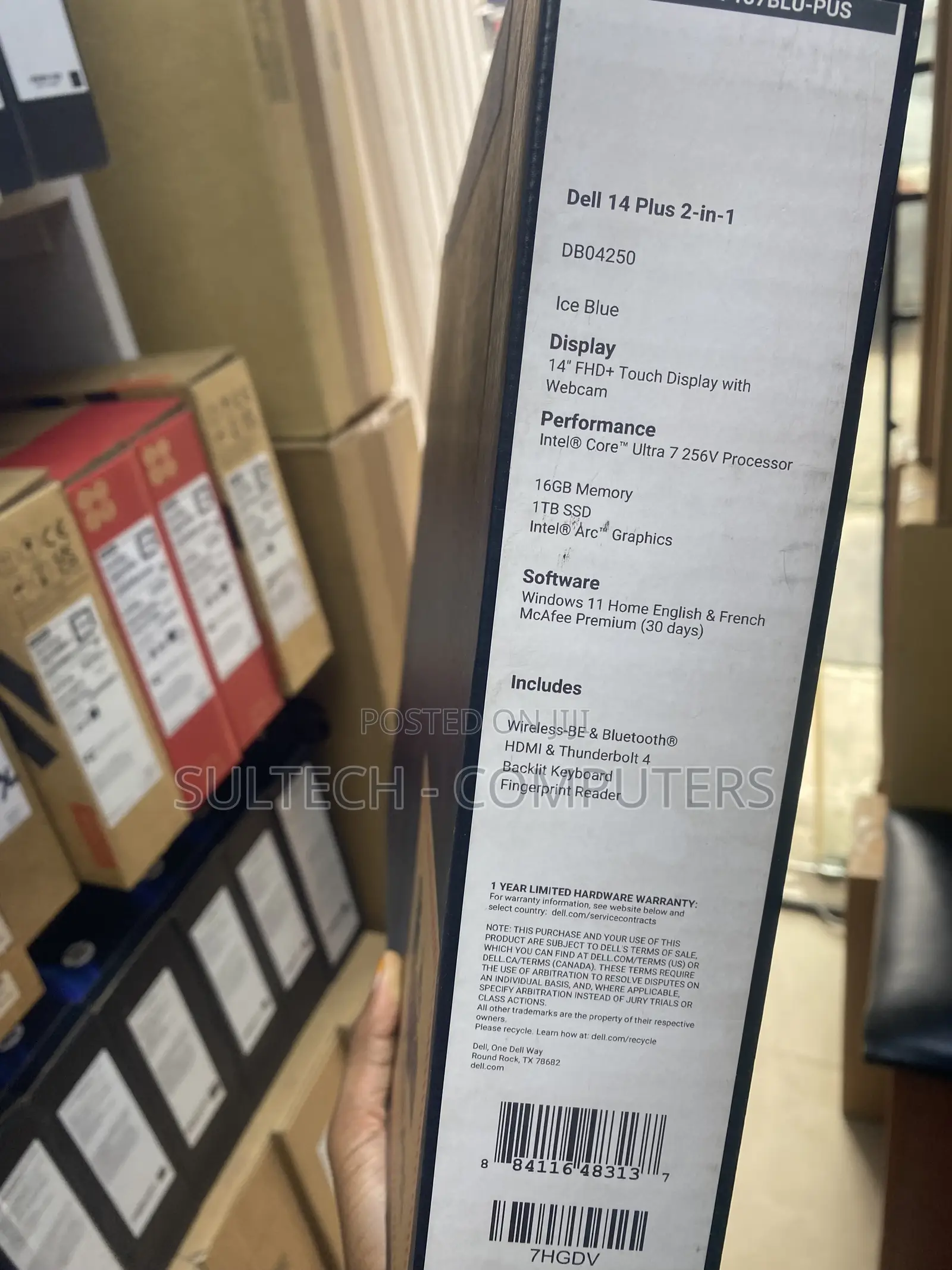 New Laptop Dell Plus 14 16GB Intel Core Ultra 7 SSD 1T