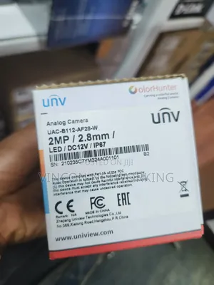 Unv 2mp Analog Camera (Color)