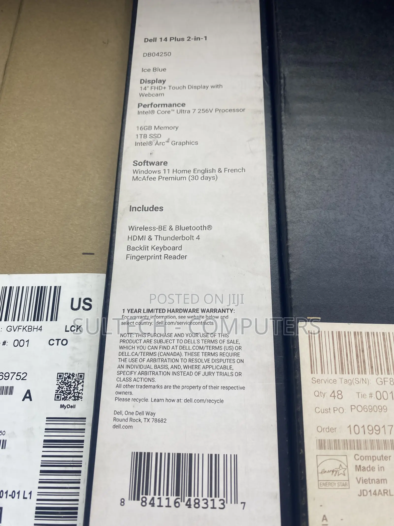 New Laptop Dell Plus 14 16GB Intel Core Ultra 7 SSD 1T
