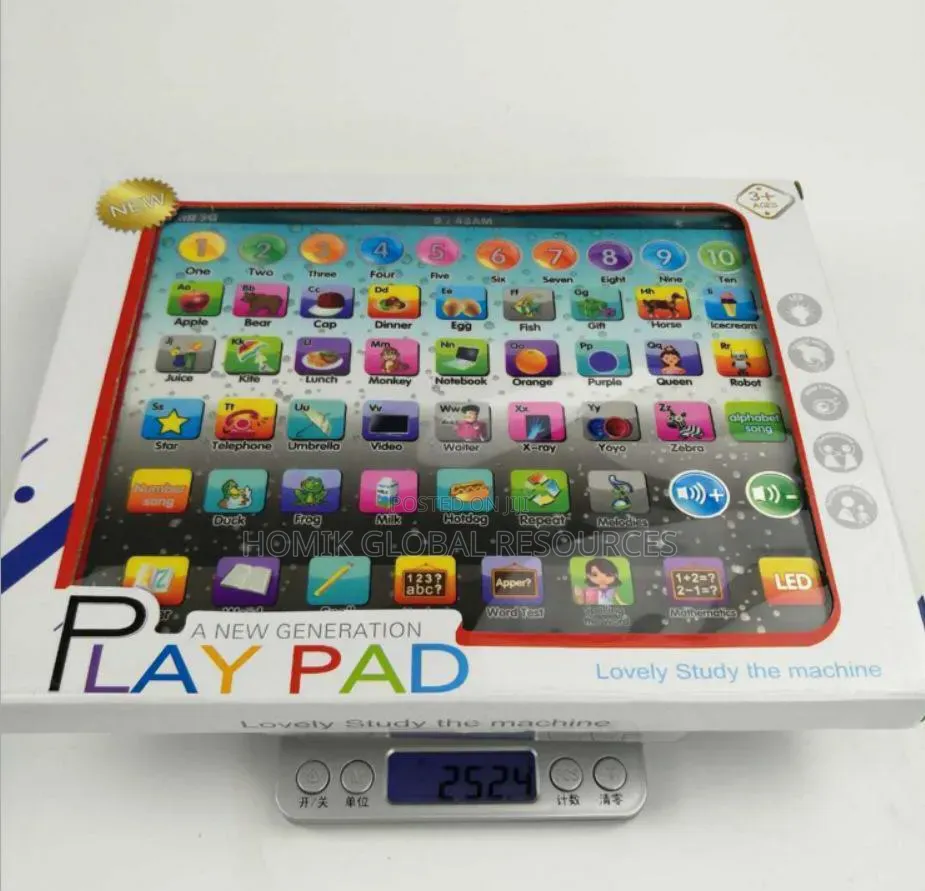 Battery-Operated Educational Playpad Tablet