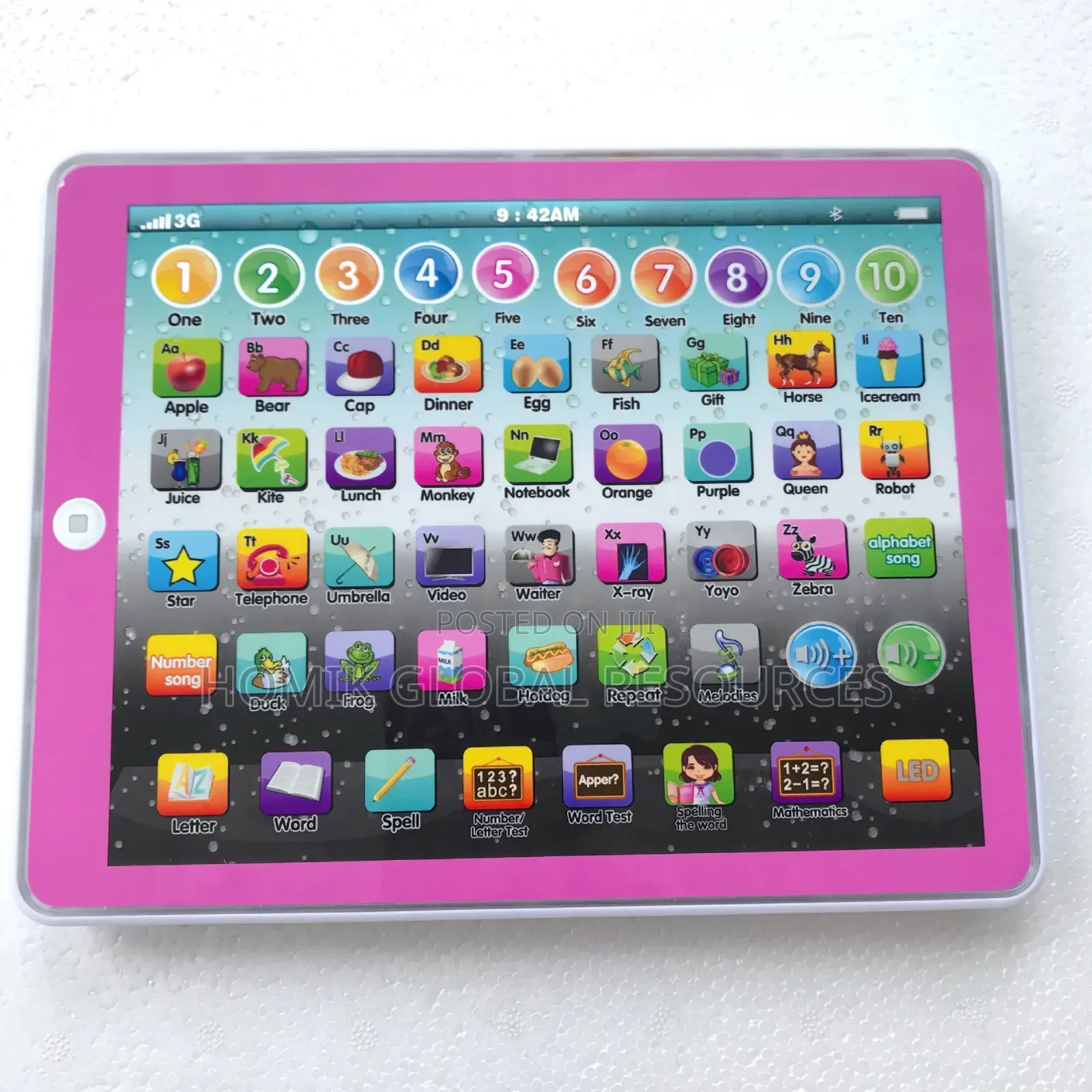 Battery-Operated Educational Playpad Tablet