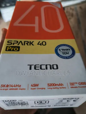 Tecno Spark 40 Pro+ 128 GB Black