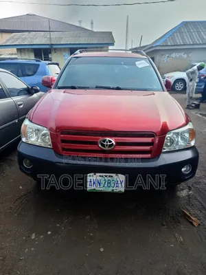 Toyota Highlander V6 FWD 2003 Red