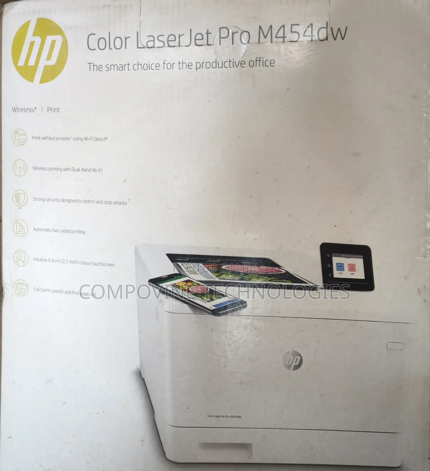 Hp Colour Laserjet Pro M454dw Printer (W1y45a)