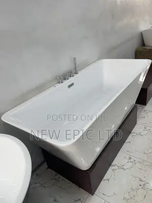Acrylic England Bathtub With Mixer Tap