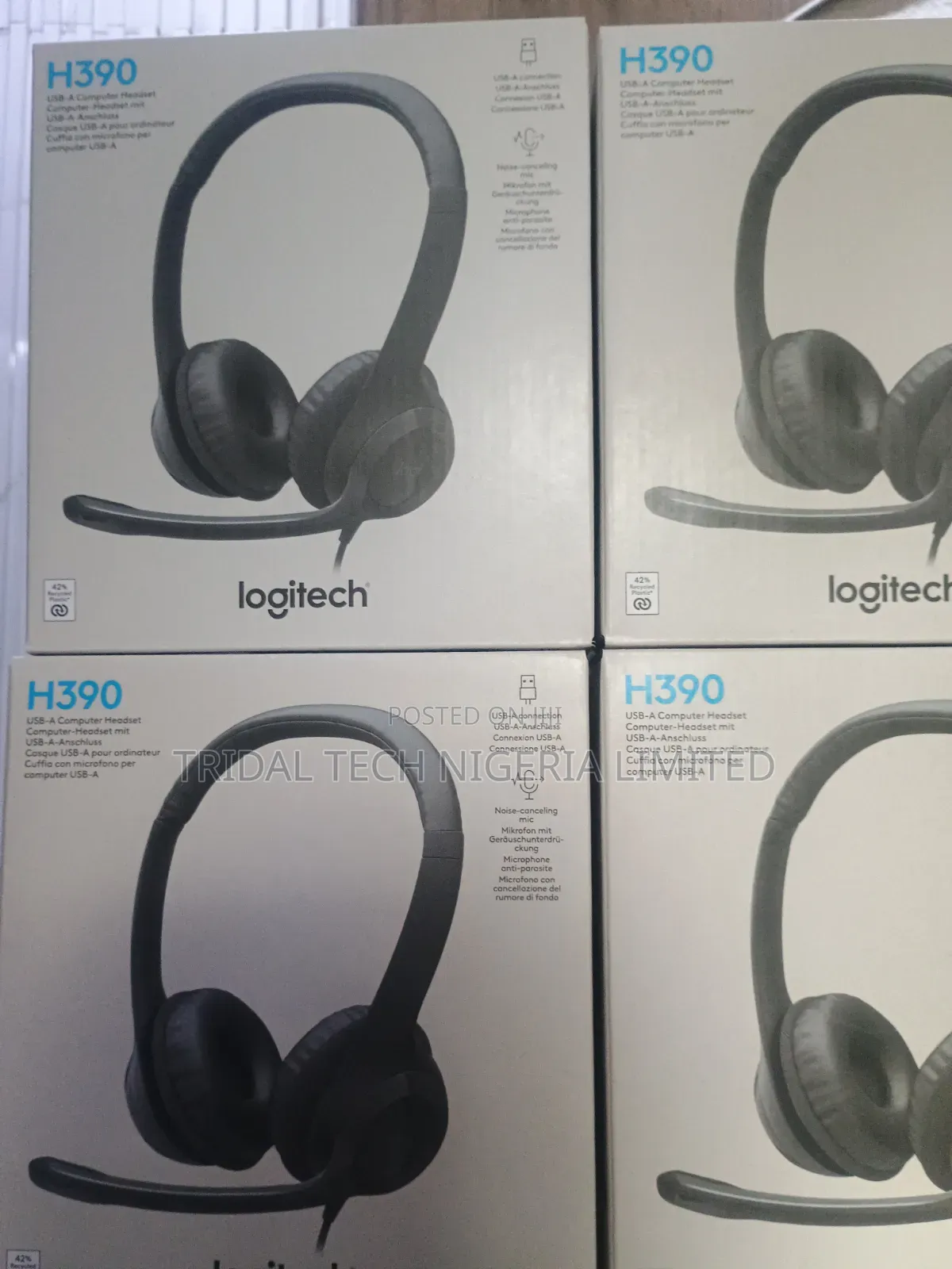 Logitech H390 Usb Computer Headset (Brand New Sealed)