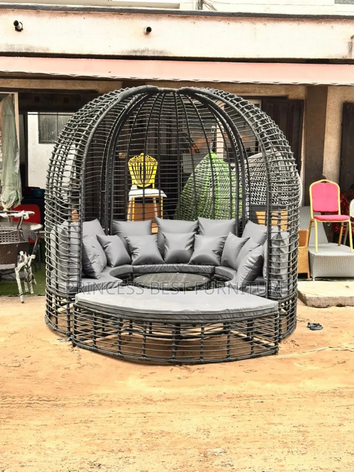 Black Outdoor Tent