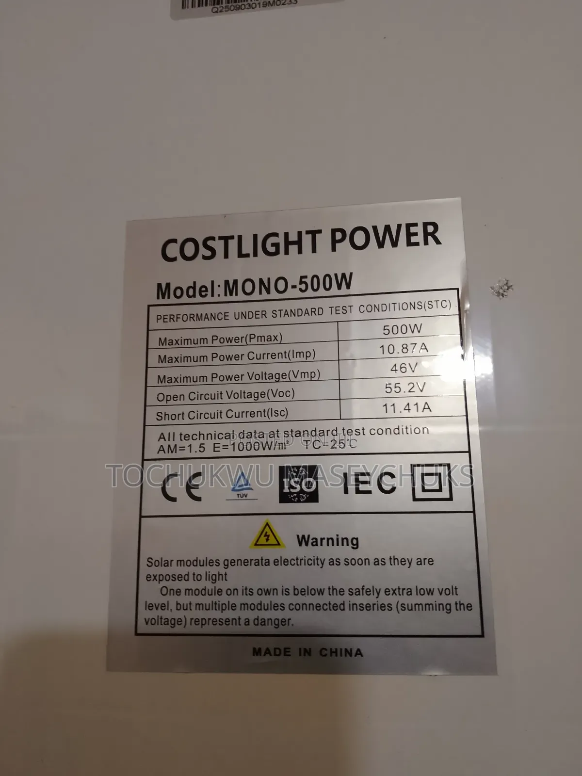 Solar Panel 500w
