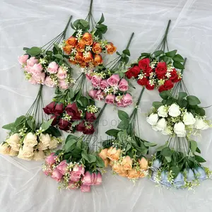 Artificial Flower 12 Heads and 12 Steam