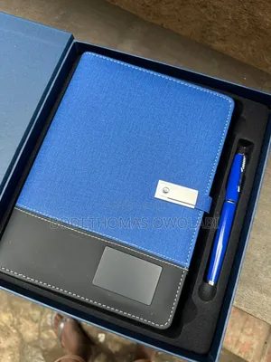 Good Quality A5 Wireless Power Bank Note Pad With Pen