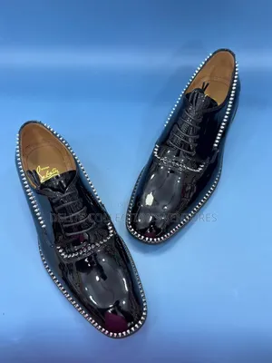 *Brand New Christian Louboutin Cocoriclou Studded Derby Shoes*