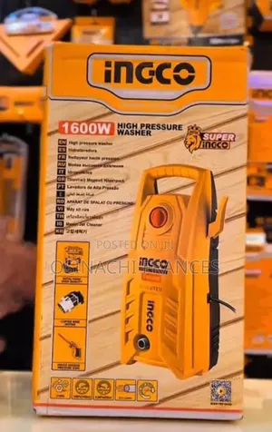 1600w Ingco Electric Pressure Car Wash