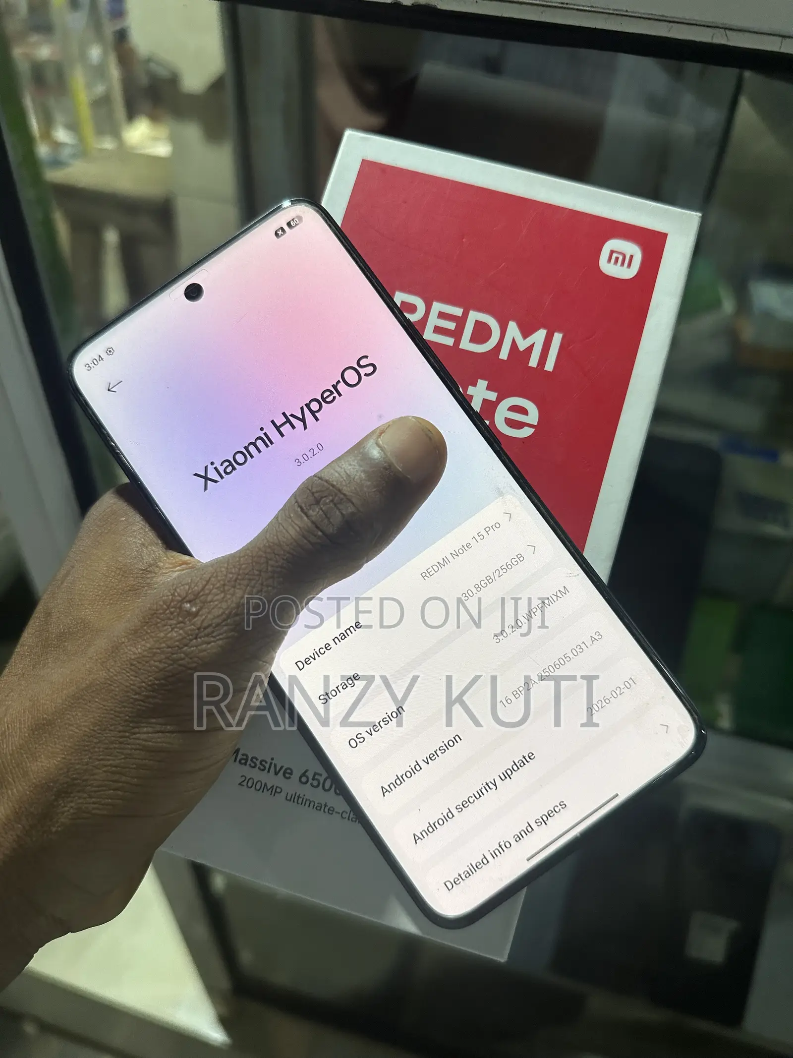 Xiaomi Redmi Note 15 Pro 256 GB Black