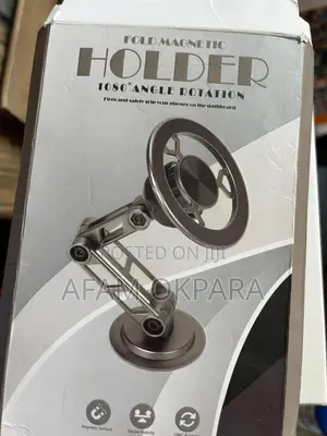 Car Phone Holder With Vacuum Magnetic Suction Cup – 360° Adjustable