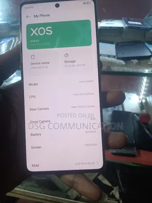 Infinix Note 40 256 GB Gray
