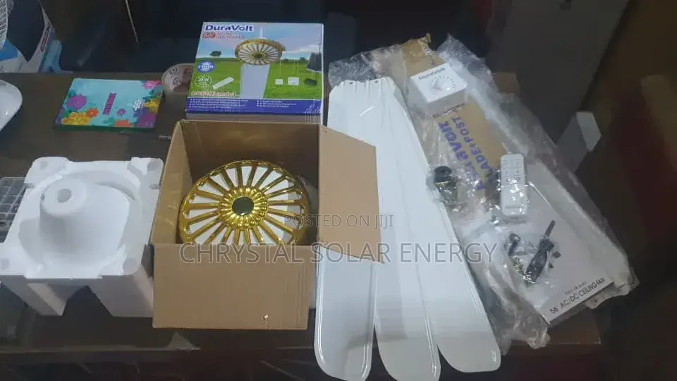 Original Duravolt Ac/Dc Solar Fan With Remote Control
