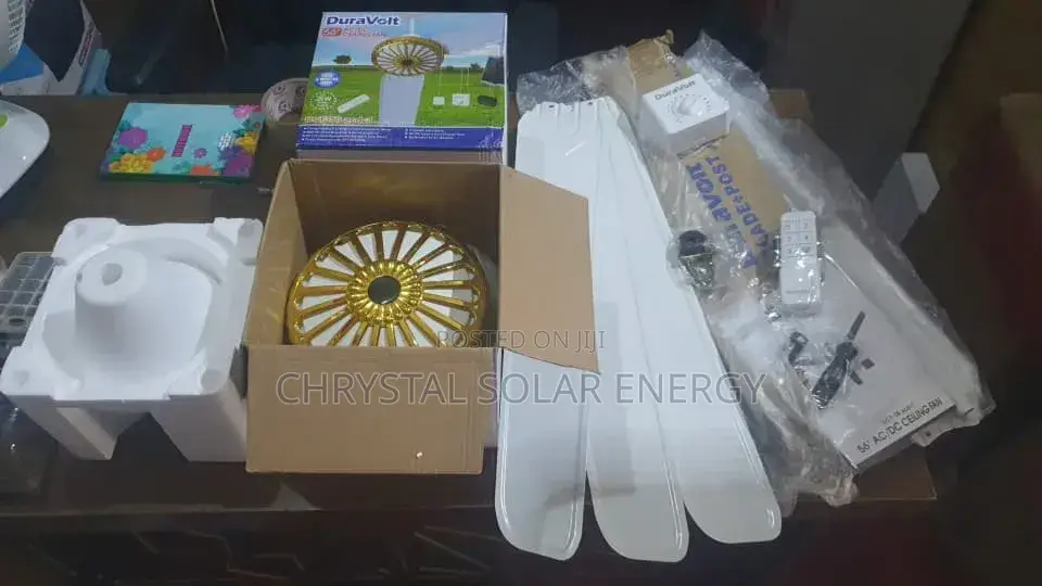 Original Duravolt Ac/Dc Solar Fan With Remote Control