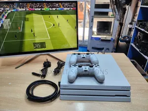 Clean Uk Used Hacked Ps4 Pro With Two Pads and Games