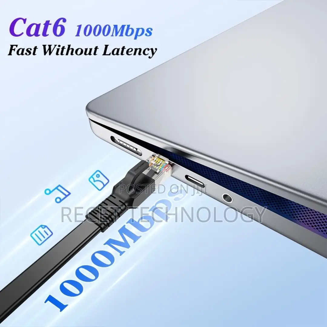 Lan Cable Cat6 Flat Ethernet Cable 20m