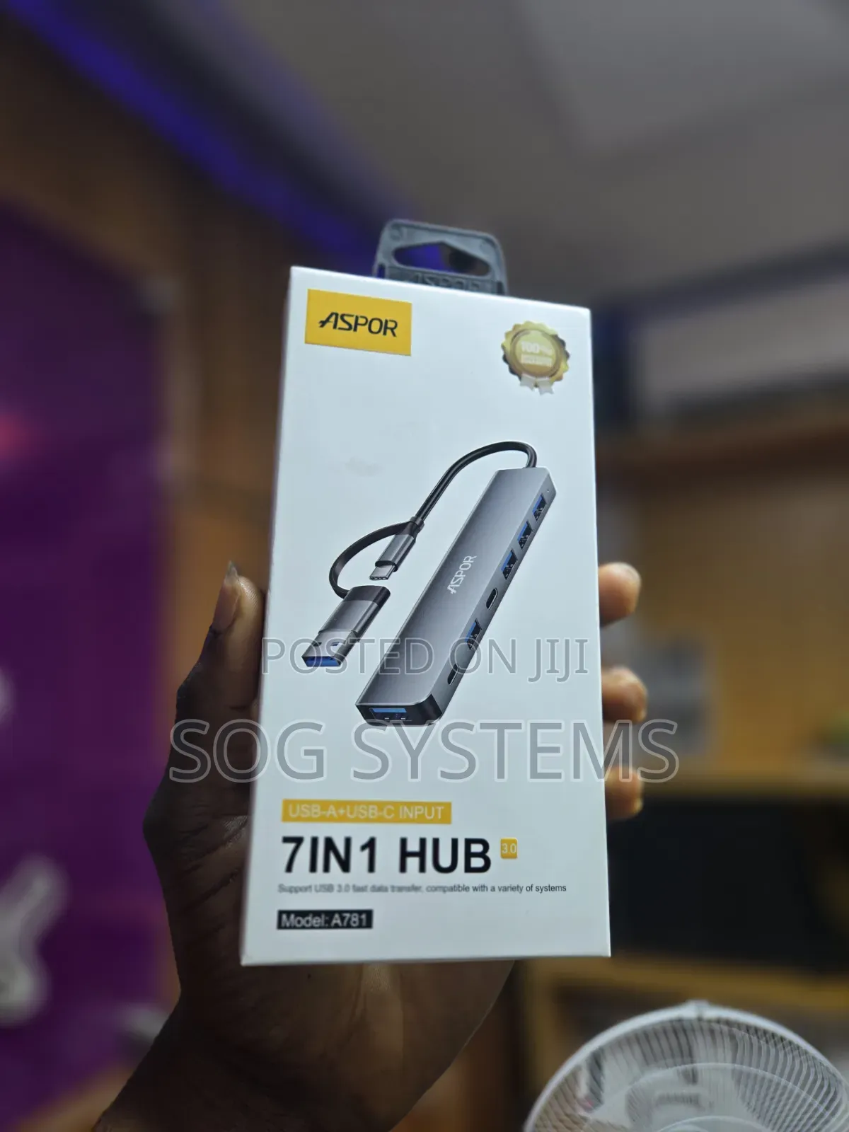 Aspor 7- In 1 Type C Usb Hub