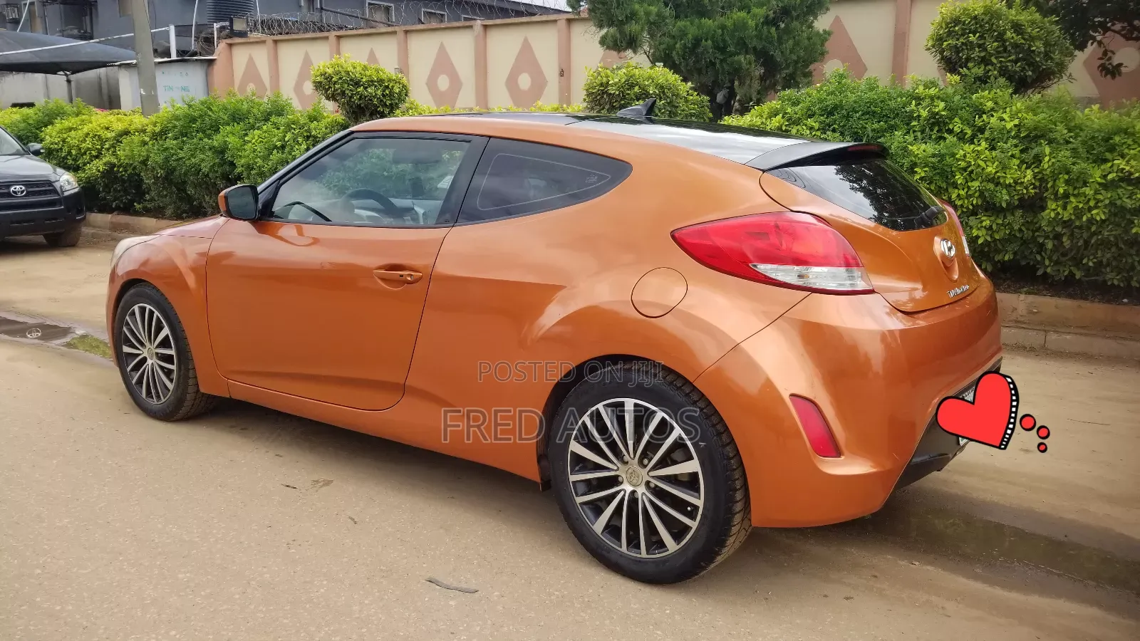 Hyundai Veloster Automatic 2012 Orange