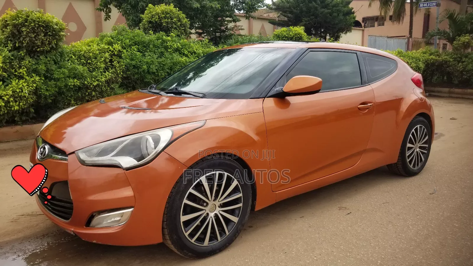 Hyundai Veloster Automatic 2012 Orange
