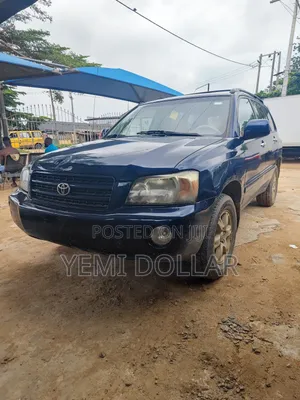 Toyota Highlander V6 FWD 2003 Blue