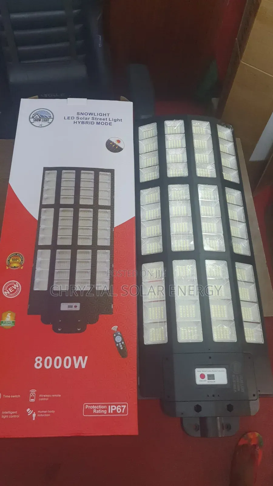 8000watts Solar Flood Light With Remote Control